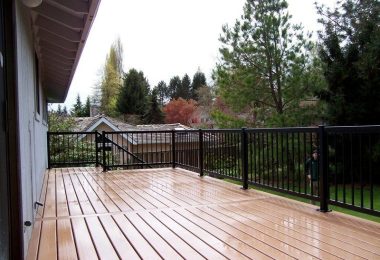 Aluminum railing 12 + Composite deck
