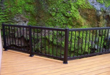 Aluminum railing 14 + Composite deck