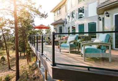 Composite deck 26 + Glass railing