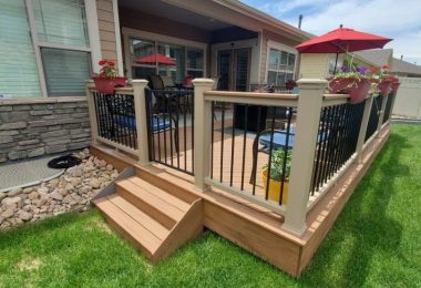 Composite deck 30 + Composite railing