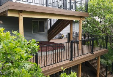 Composite deck 45 + Aluminum railing
