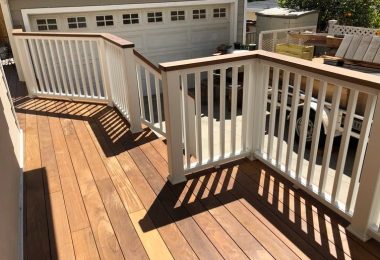 Composite railing 06 + Composite deck