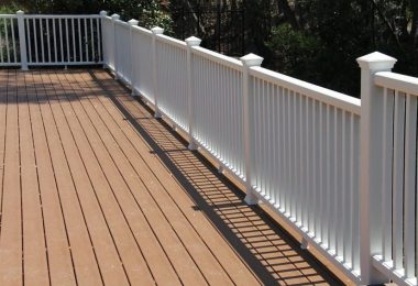 Composite railing 09 + Composite deck