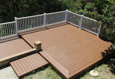 Composite railing 10 + Composite deck