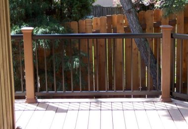 Composite railing 16 + Composite deck