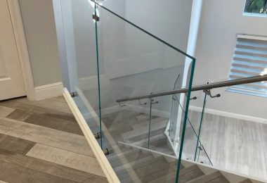 Frameless glass railing 13