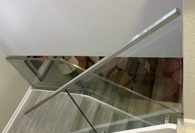 Frameless glass railing 28