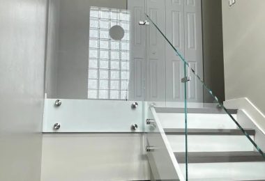 Frameless glass railing 40