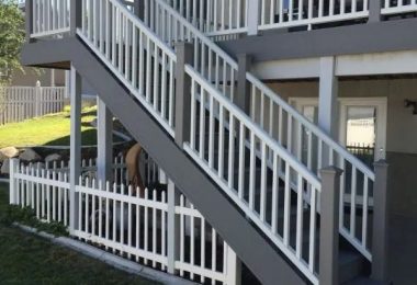 Stair 03 + Composite railing + Composite tread